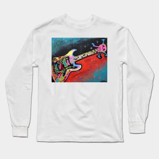 Space Guitar Long Sleeve T-Shirt